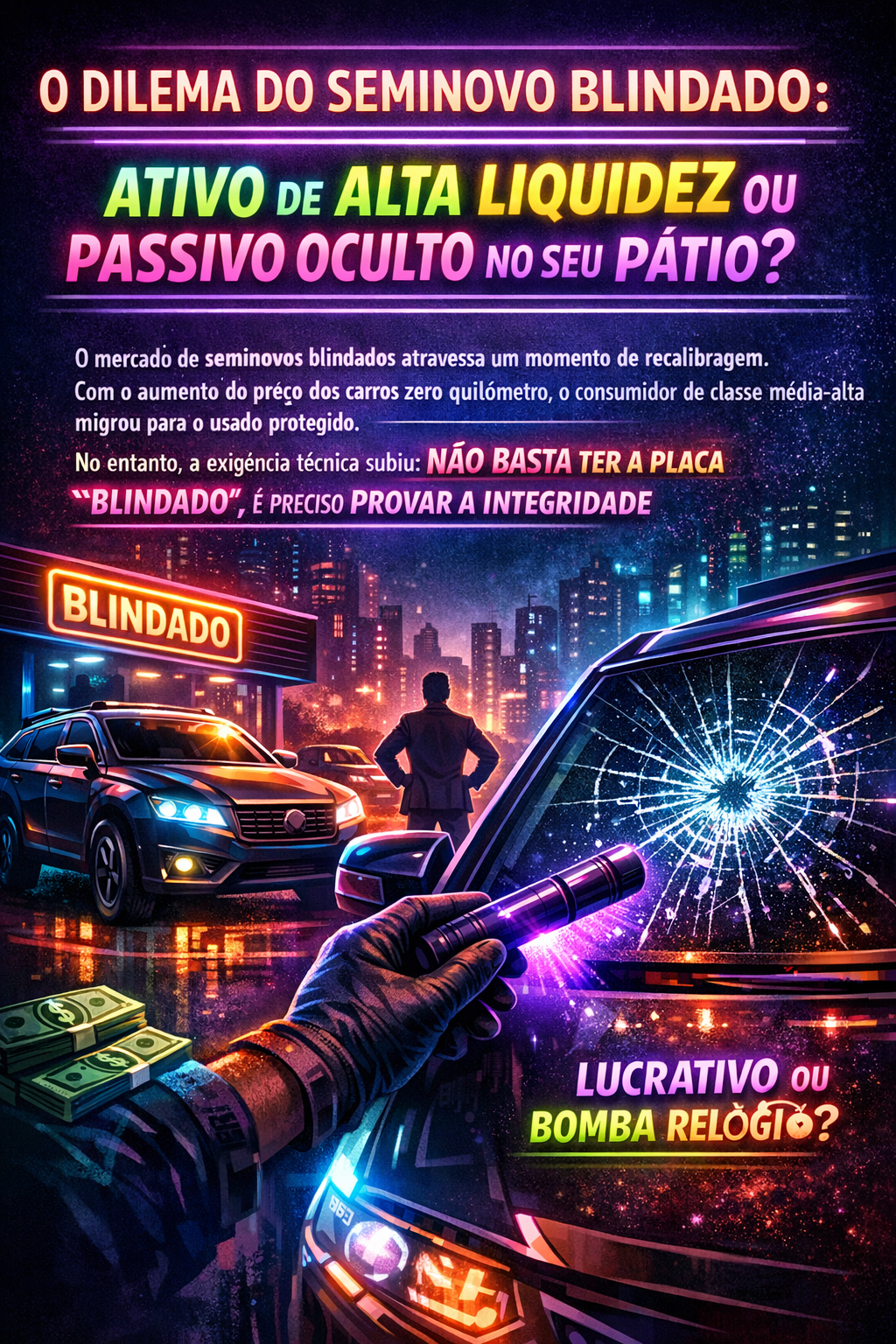 O Dilema do Seminovo Blindado: Ativo de Alta Liquidez ou Passivo Oculto no seu Pátio?