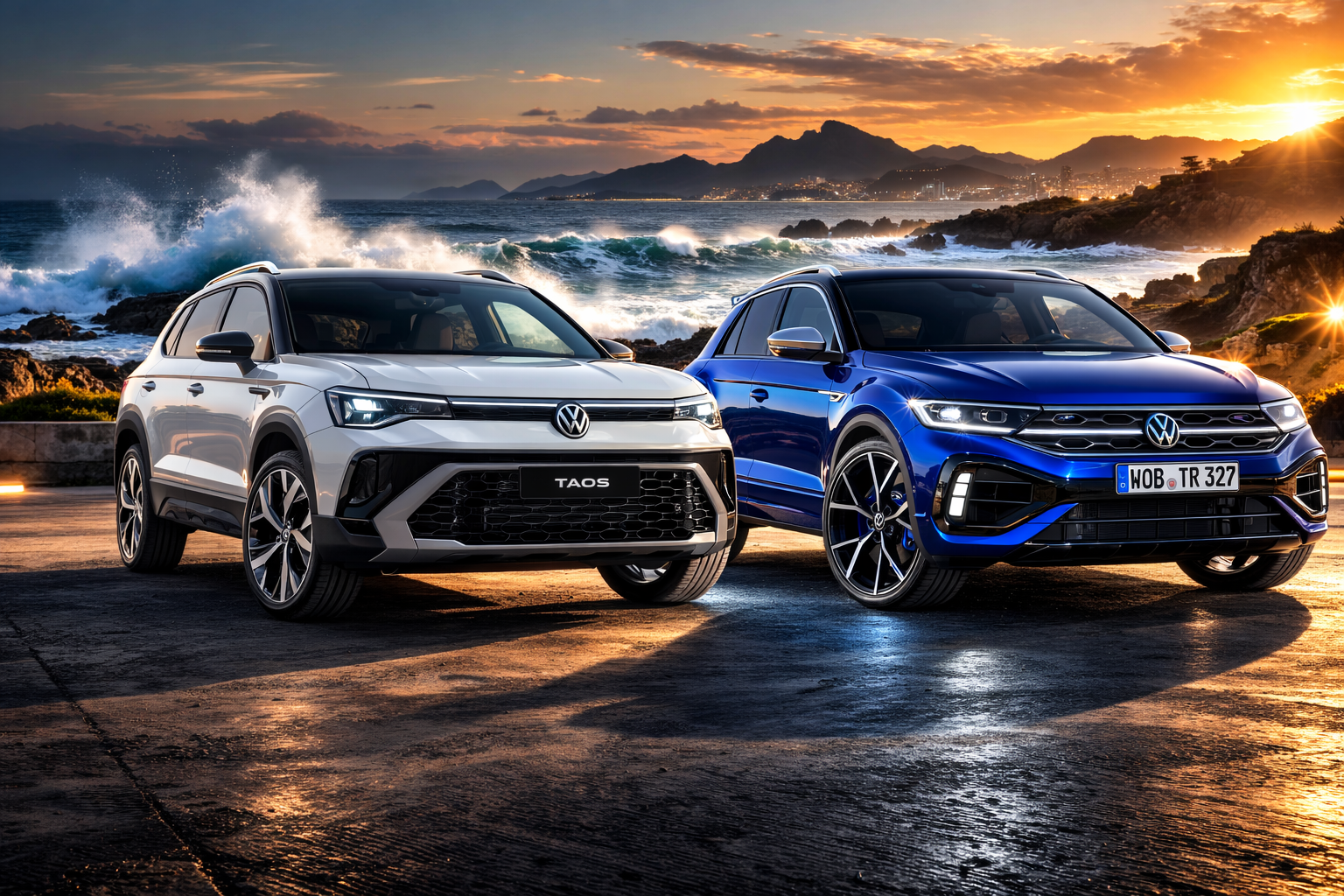 A Ofensiva SUV da Volkswagen: Como o Novo Taos e o Inédito T-Roc Vão Redefinir o Pátio das Concessionárias em 2026.