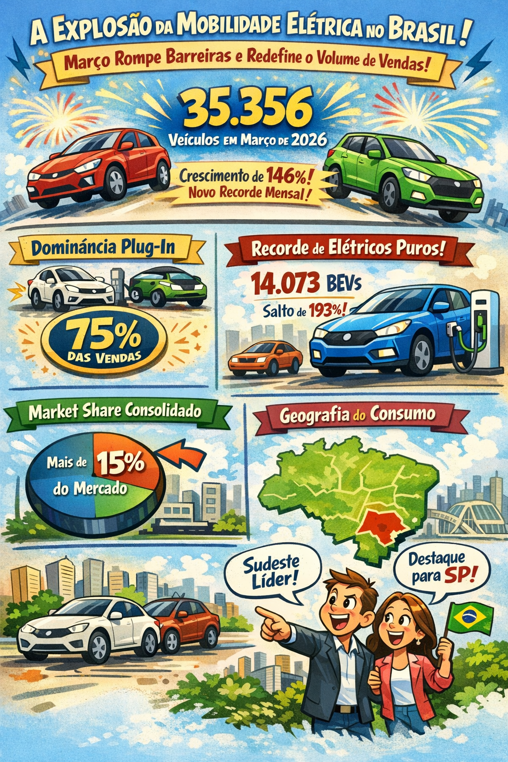 A Explosão da Mobilidade Elétrica no Brasil: