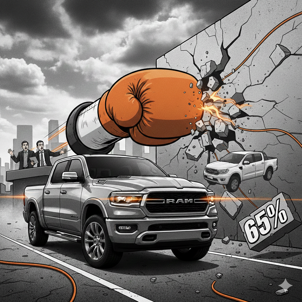 A Guerra das Caçambas: Com a chegada da Ram Dakota, o segmento de picapes médias nunca foi tão sofisticado.